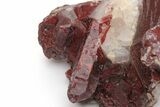 Natural, Red Quartz Crystal Cluster - Morocco #232872-1